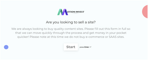 Are you looking to sell a site