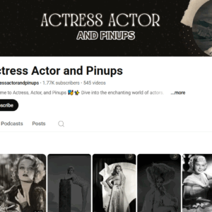 youtube.com/@actressactorandpinups