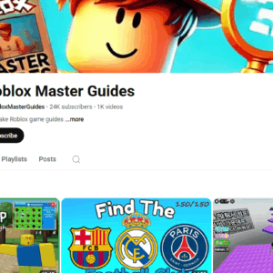 youtube.com/@RobloxMasterGuides