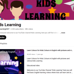 youtube.com/@kidslearning2327