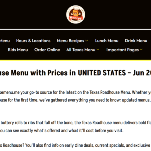 TexasRoadhouseMenu.me